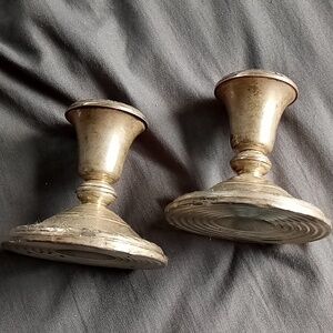 Silver candle holder 1